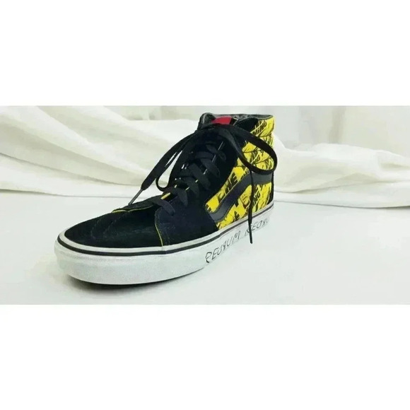 Vans Size Women's 8 Mens 6.5 The Shining Black Suede REDRUM ROOM 237 Hi Sneakers - Picture 2 of 14